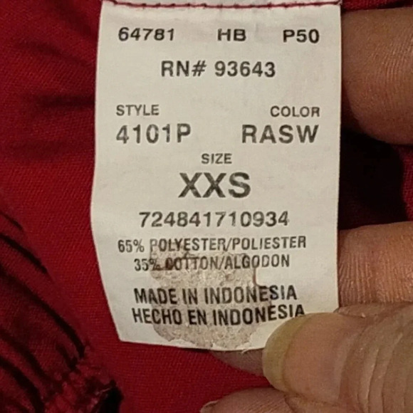 Cherokee Women's Work Wear Hot Pink  Scrub Pants in Size XXS - Picture 5 of 11